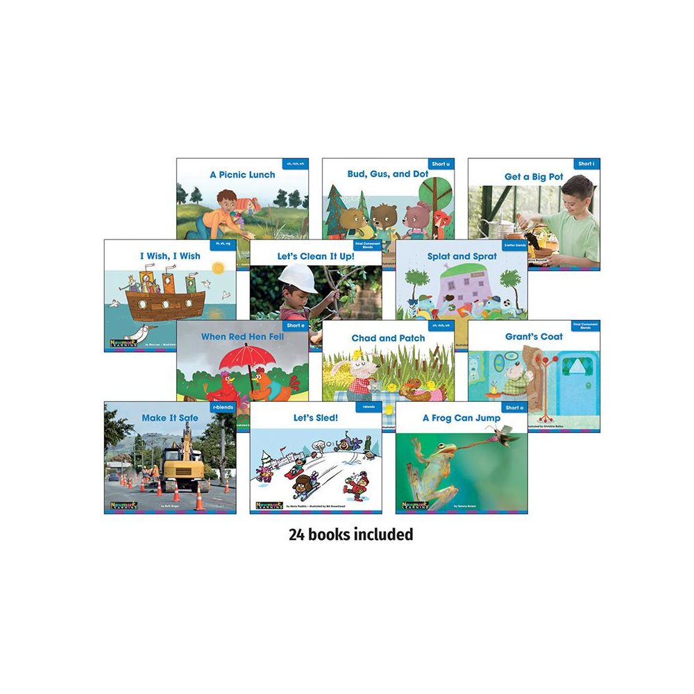 Decodable Readers Grade 1 Short Vowels, Consonant Blends, and Digraphs, 24 Books. Picture 2