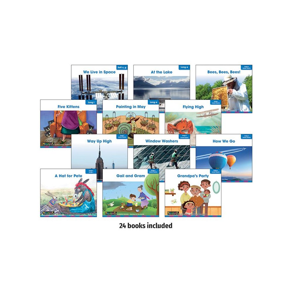 Decodable Readers Grade 1 Long Vowels, 24 Books. Picture 2