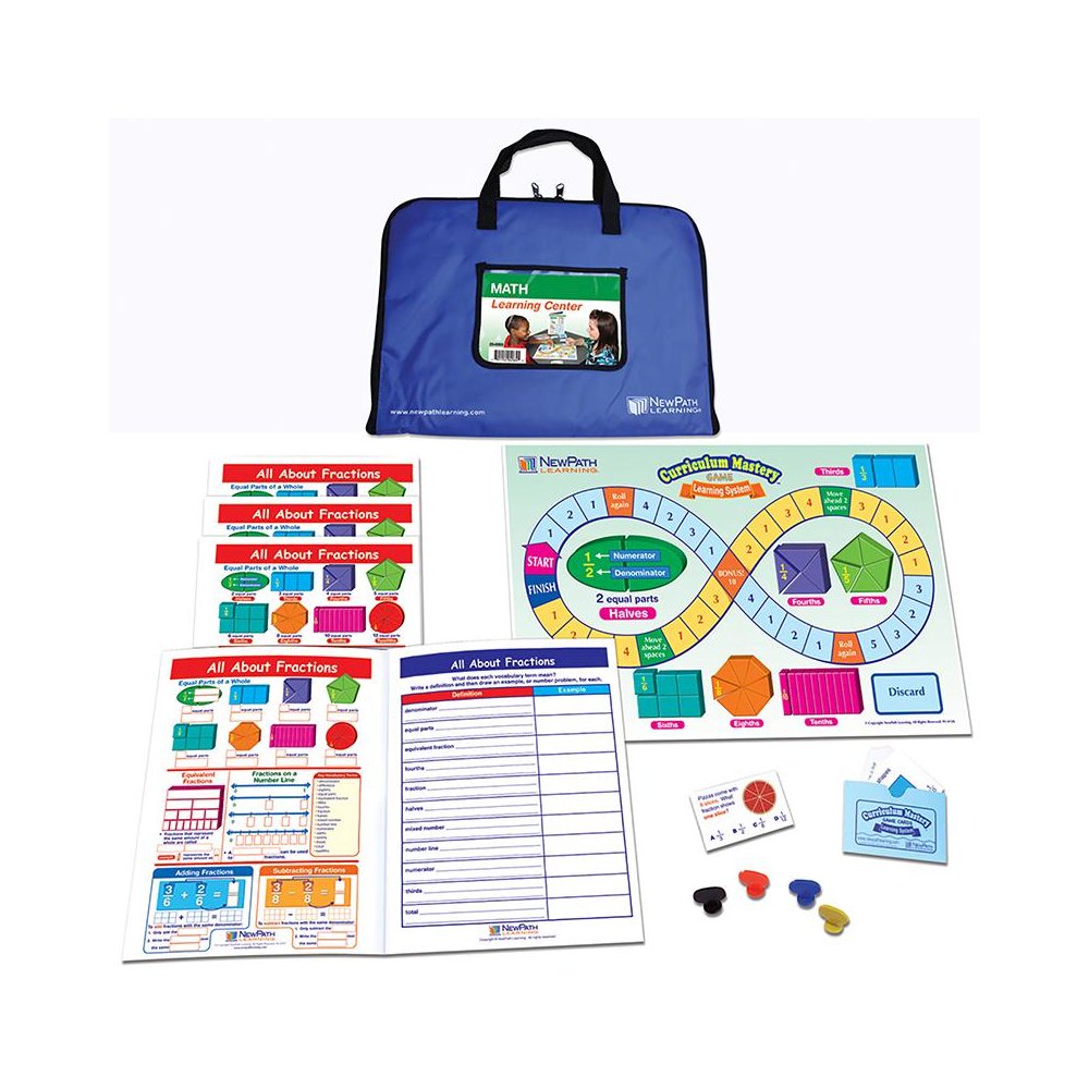 All About Fractions Learning Center, Grade 3-5. Picture 2