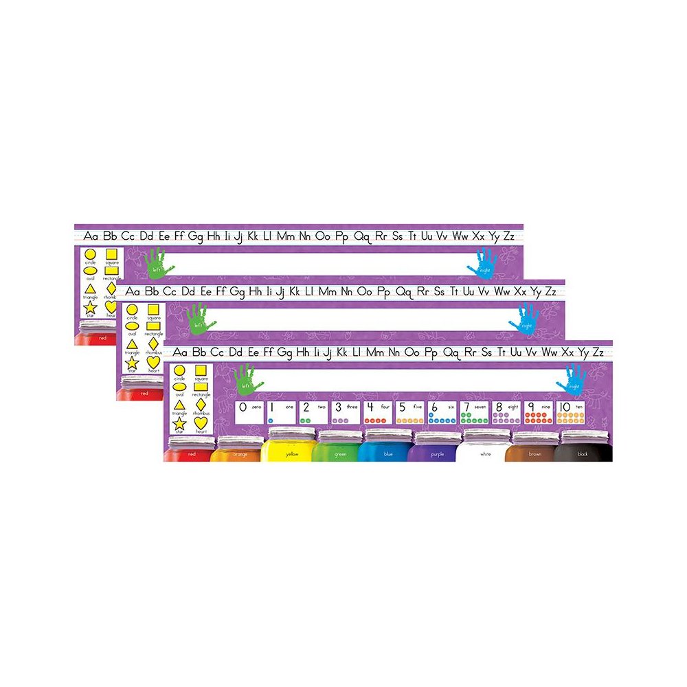 Traditional Manuscript Desk Plates, 19" x 5", 36 Per Pack, 3 Packs. Picture 2