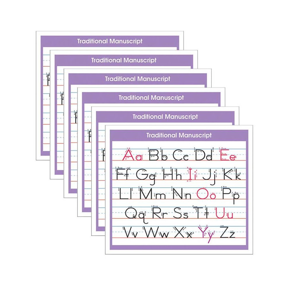 Adhesive Traditional Manuscript Desk Prompt, 36 Per Pack, 6 Packs. Picture 2