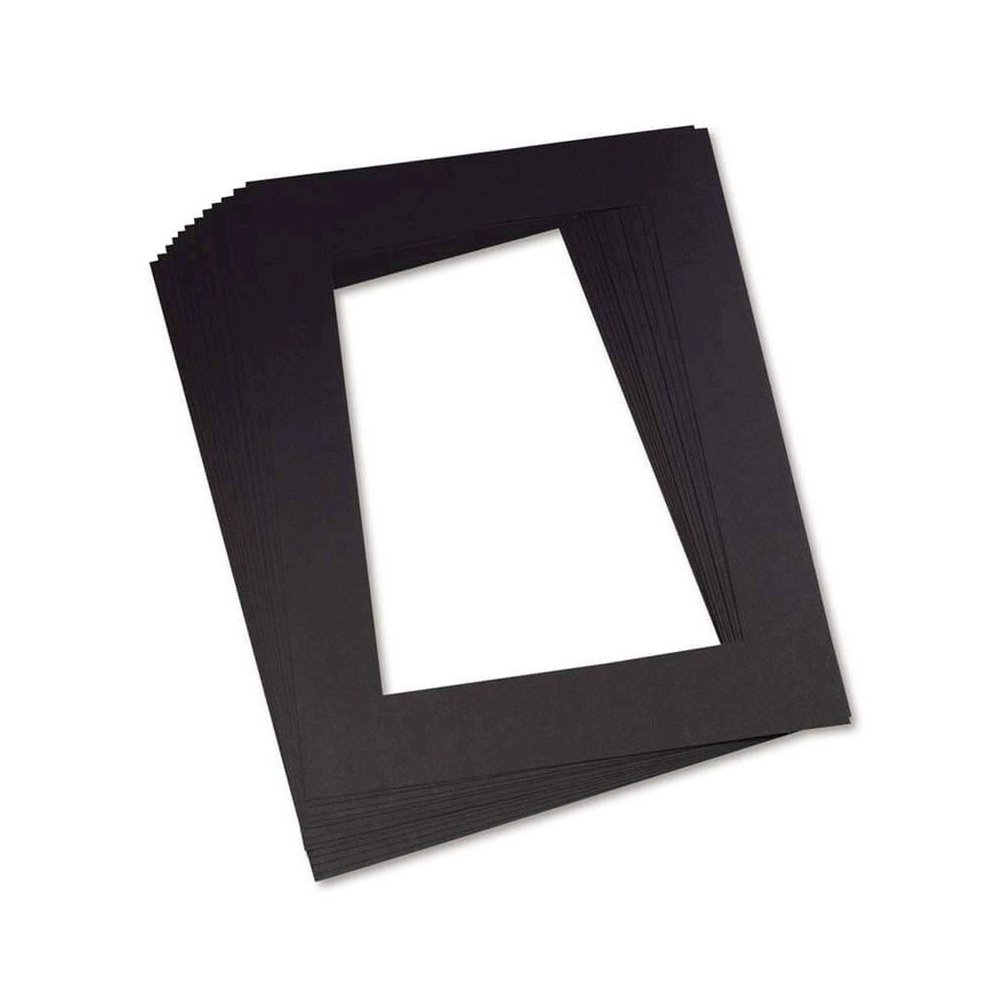 Pre-Cut Mat Frames, Black, 12" x 18", 12 Frames. Picture 2