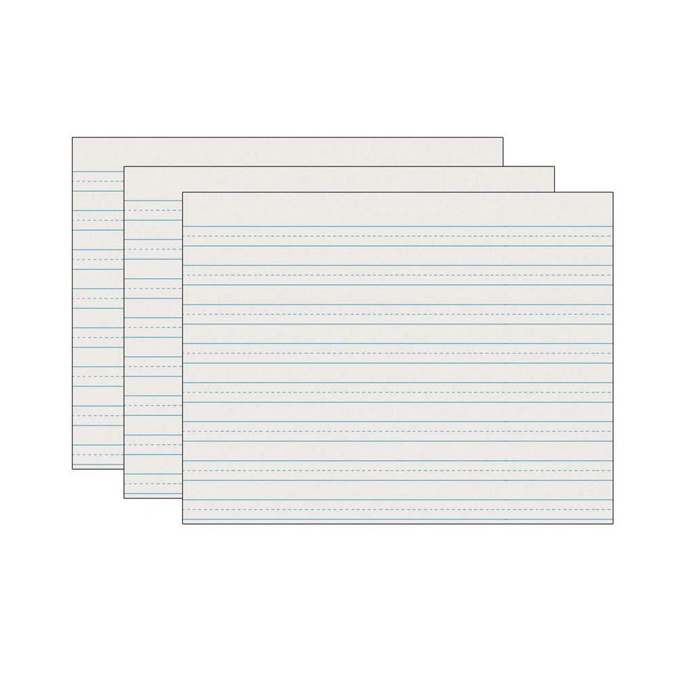 Newsprint Handwriting Paper, Skip-A-Line, Grade 3, 500 Sheets Per Pack, 3 Packs. Picture 2