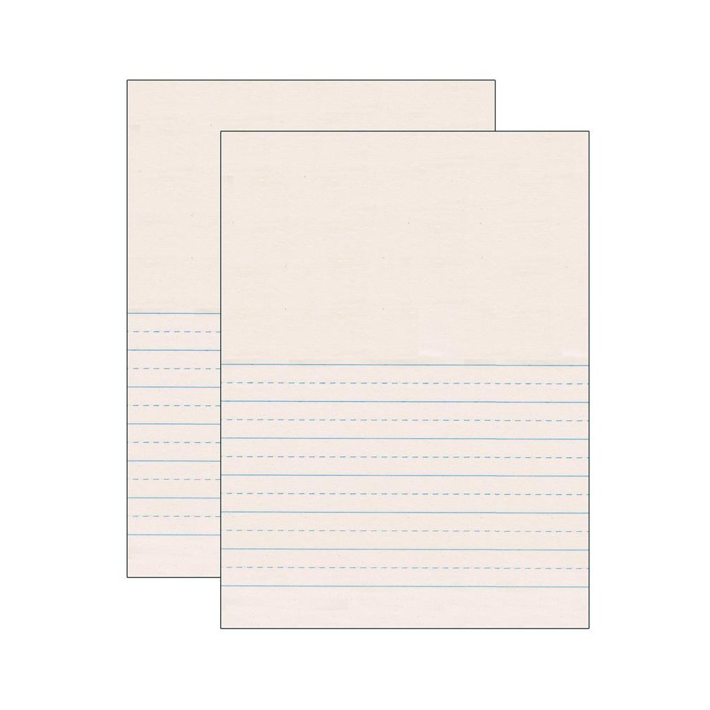 Newsprint Handwriting Paper, Picture Story, 500 Sheets Per Pack, 2 Packs. Picture 2