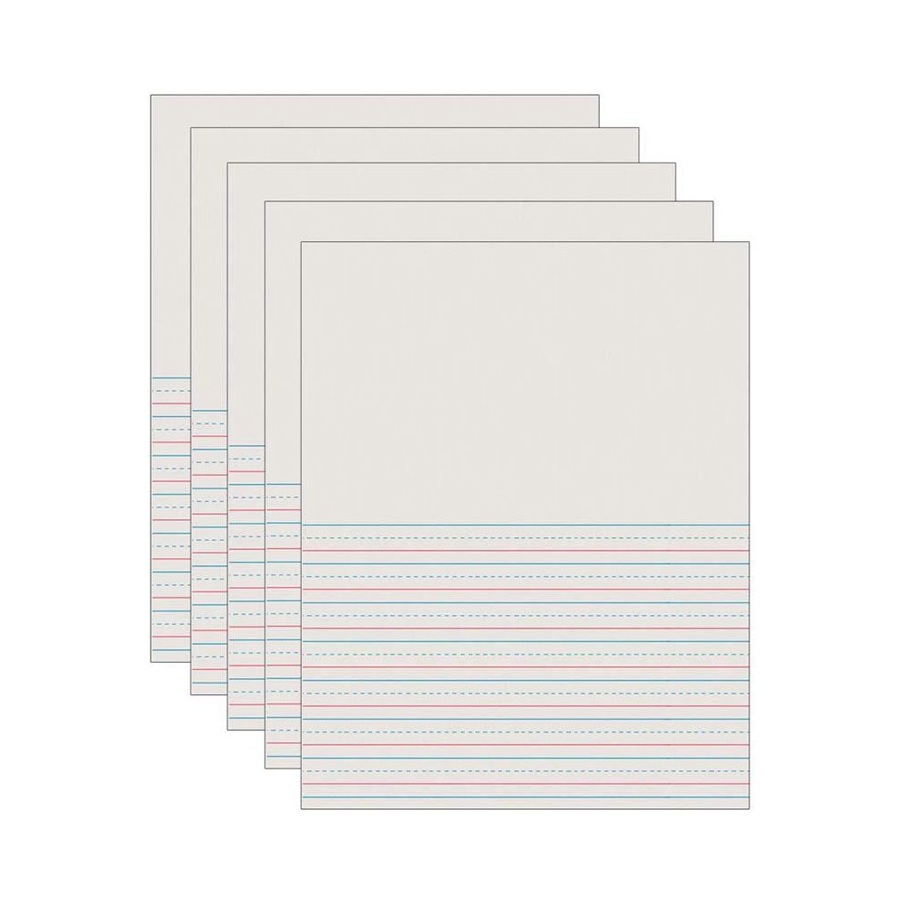 Newsprint Handwriting Paper Picture Story, Grade 2, 500 Sheets Per Pack, 5 Packs. Picture 2
