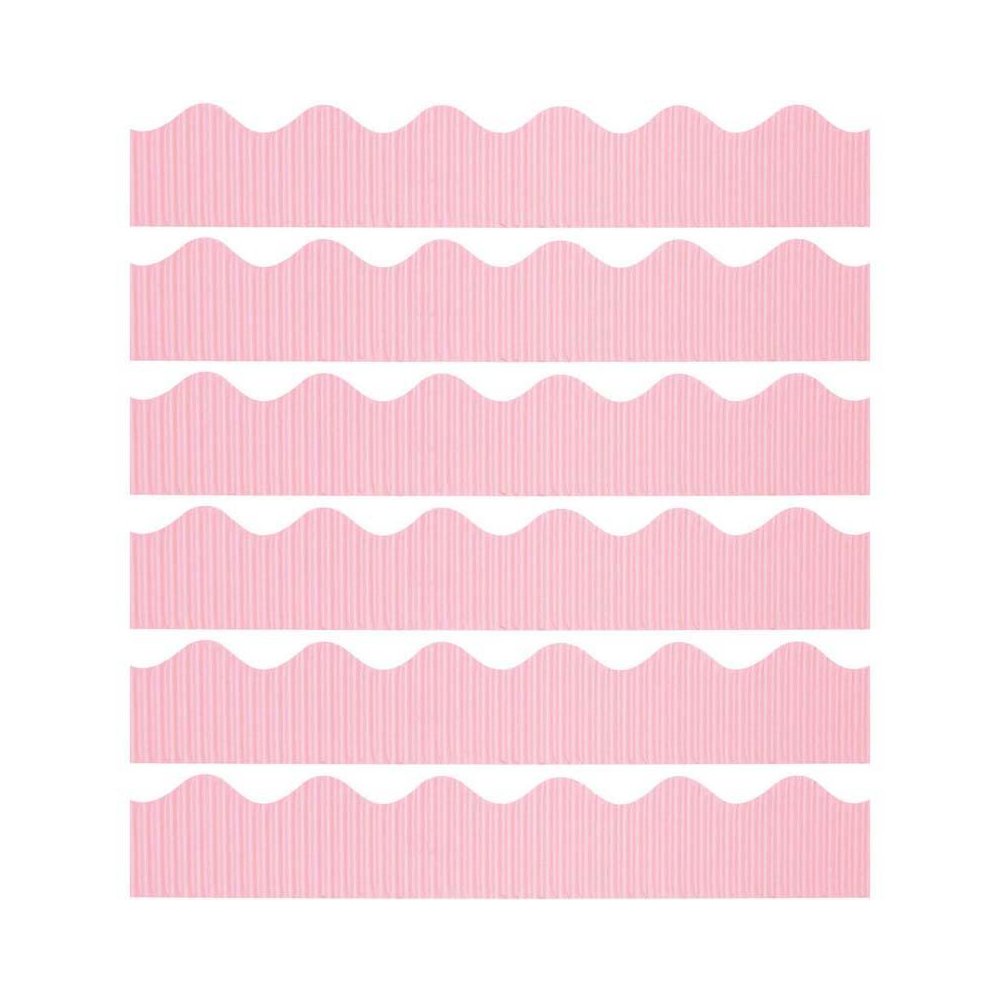 Decorative Border, Pink, 2-1/4" x 50', 6 Rolls. Picture 2