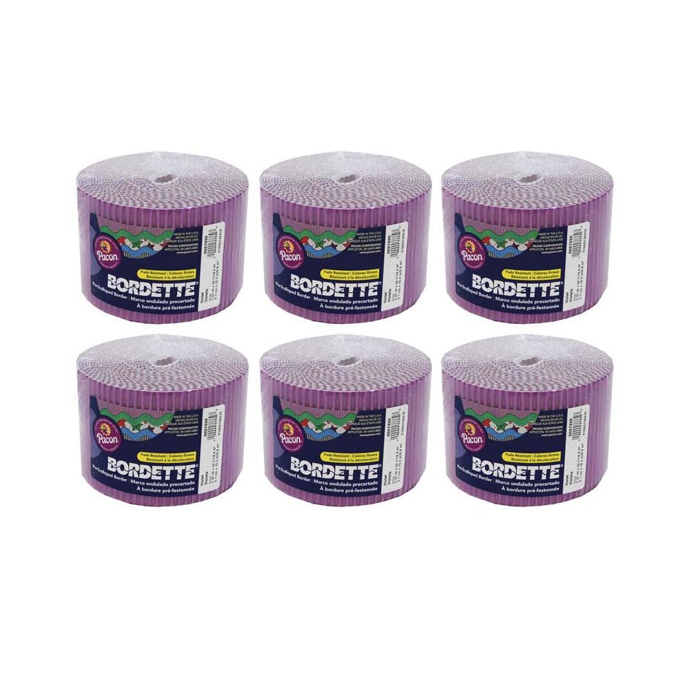Decorative Border, Violet, 2-1/4" x 50', 6 Rolls. Picture 2