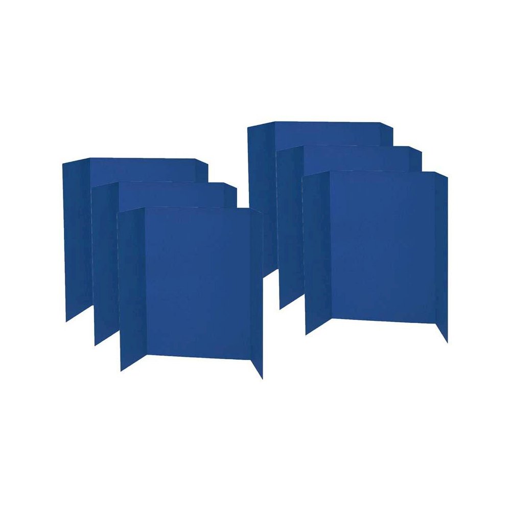 Presentation Board, Blue, Single Wall, 48" x 36", Pack of 6. Picture 2