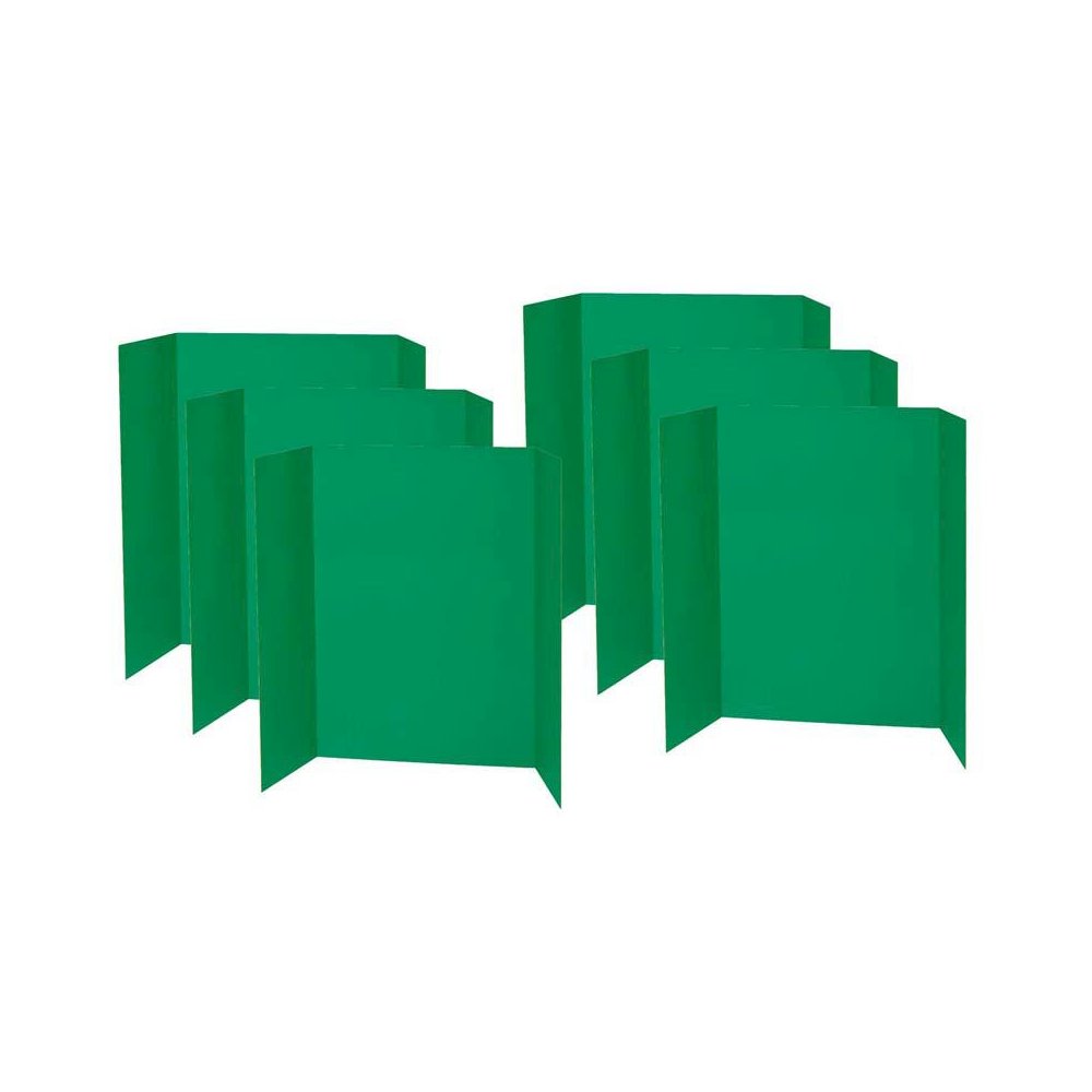 Presentation Board, Green, Single Wall, 48" x 36", Pack of 6. Picture 2