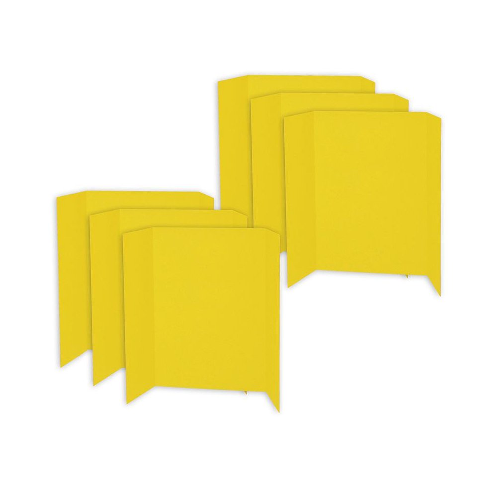 Presentation Board, Yellow, Single Wall, 48" x 36", Pack of 6. Picture 2