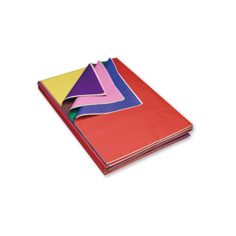 Assorted Tissue Ream, 10 Assorted Colors, 20" x 30", 480 Sheets. Picture 2