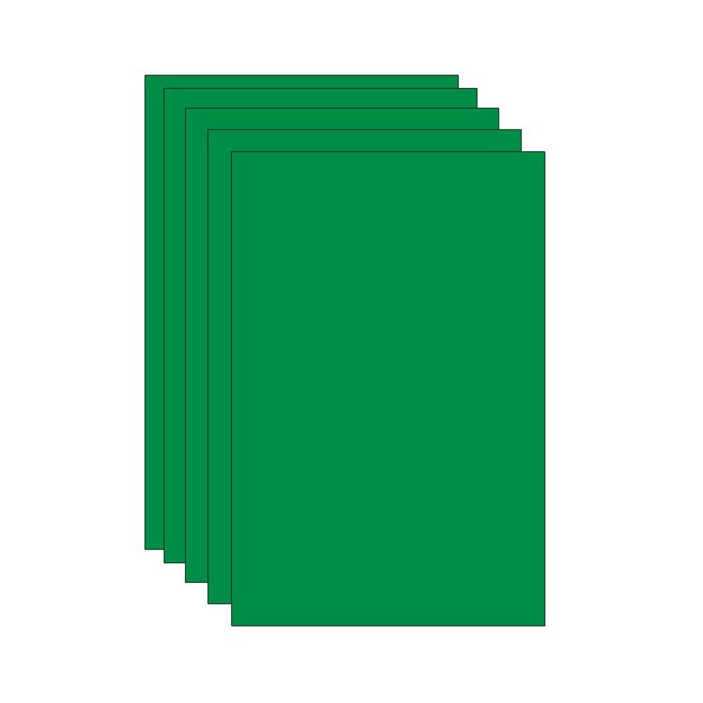 Deluxe Bleeding Art Tissue, Apple Green, 20" x 30", 24 Sheets Per Pack, 5 Packs. Picture 2