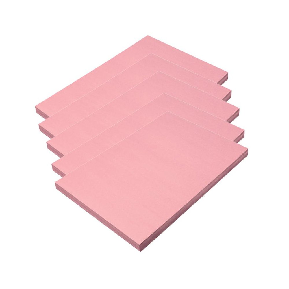 Construction Paper, Pink, 12" x 18", 100 Sheets Per Pack, 5 Packs. Picture 2