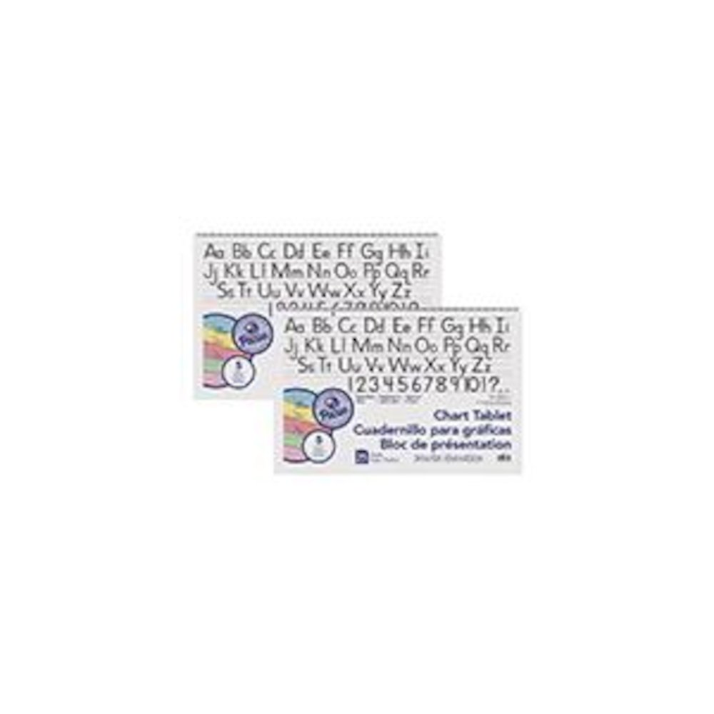 Colored Paper Chart Tablet, Manuscript Cover, 25 Sheets, Pack of 2. Picture 2