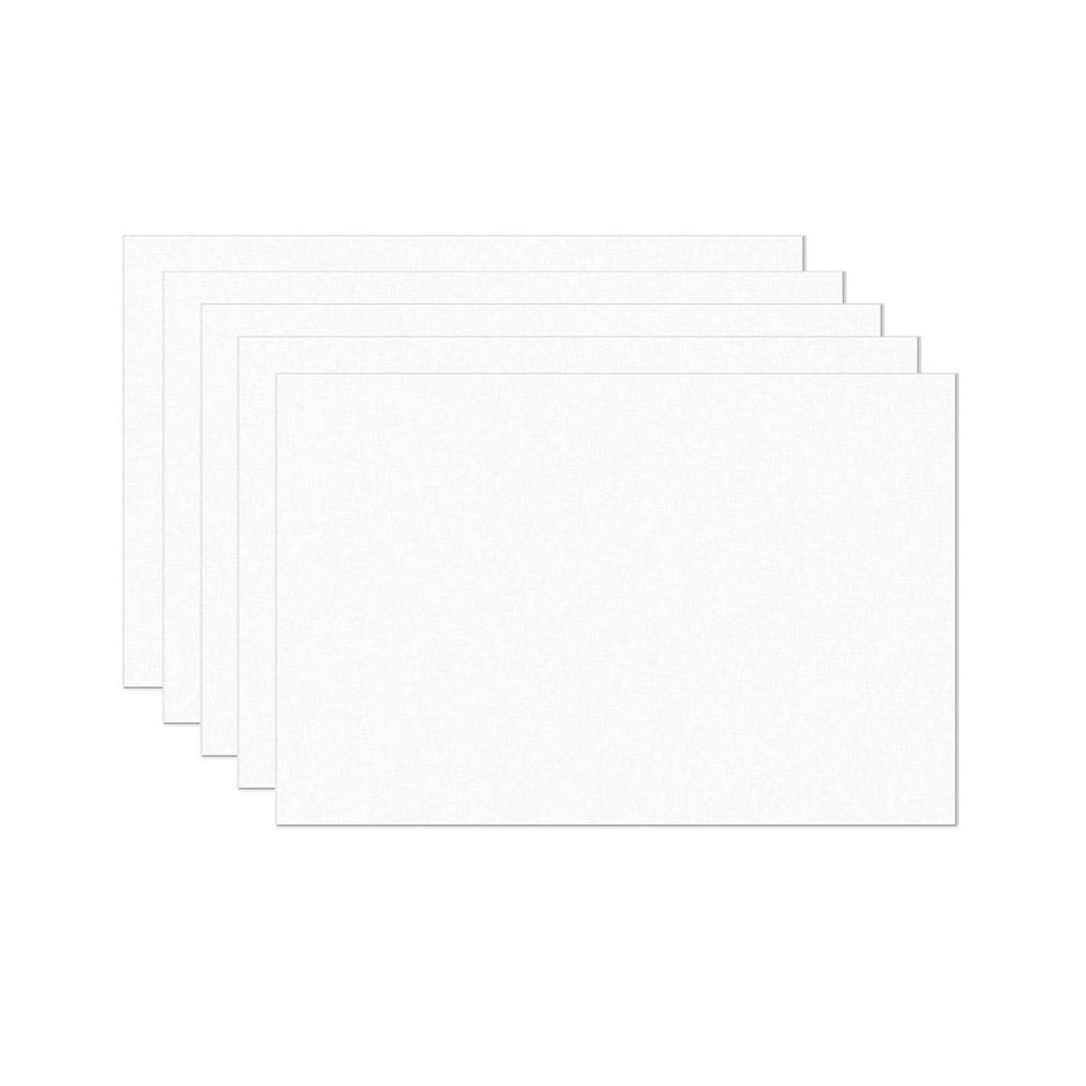 Construction Paper, Bright White, 12" x 18", 100 Sheets Per Pack, 5 Packs. Picture 2