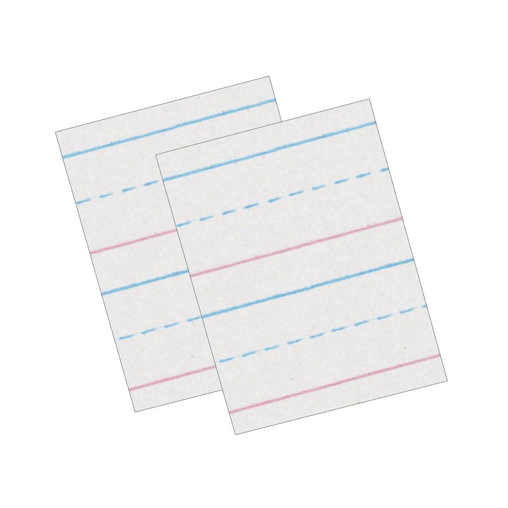 Sulphite Handwriting Paper, Dotted Midline, Grade 1, 500 Sheets Per Pack 2 Packs. Picture 2