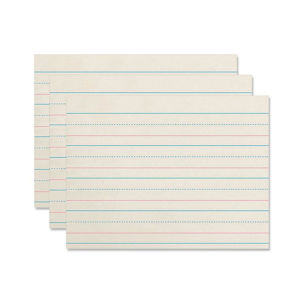 Newsprint Handwriting Paper, Grades Pre-K & K, 500 Sheets Per Pack 3 Packs. Picture 2