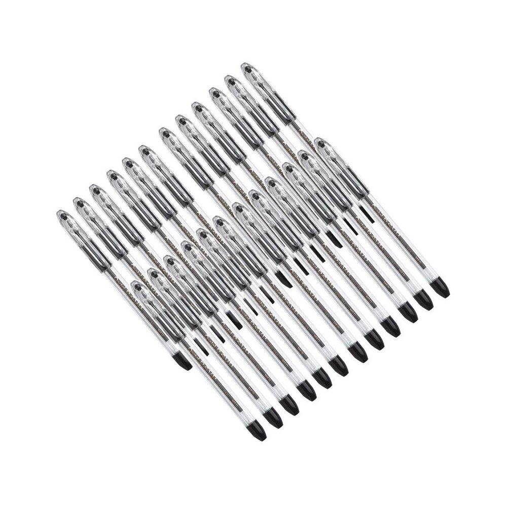 R.S.V.P. Ballpoint Pen, Medium Point, Black, Pack of 24. Picture 2