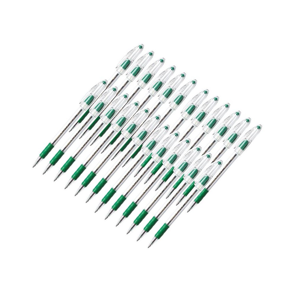 R.S.V.P. Ballpoint Pen, Medium Point, Green, Pack of 24. Picture 2