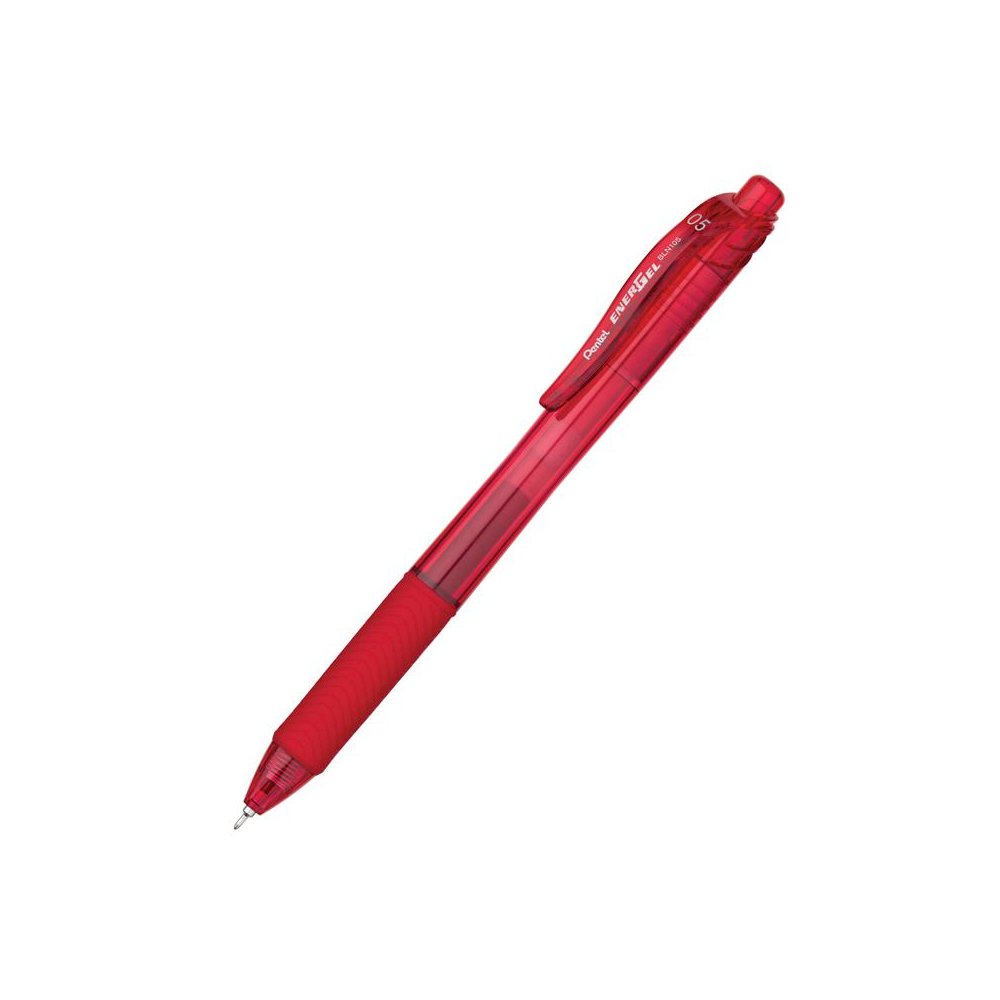 EnerGel-X Retractable Liquid Gel Pen, Red, 0.5mm, Pack of 12. Picture 2