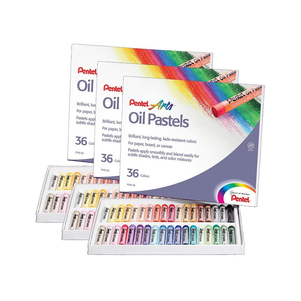 Oil Pastel Set, 36 Colors, 3 Sets. Picture 2