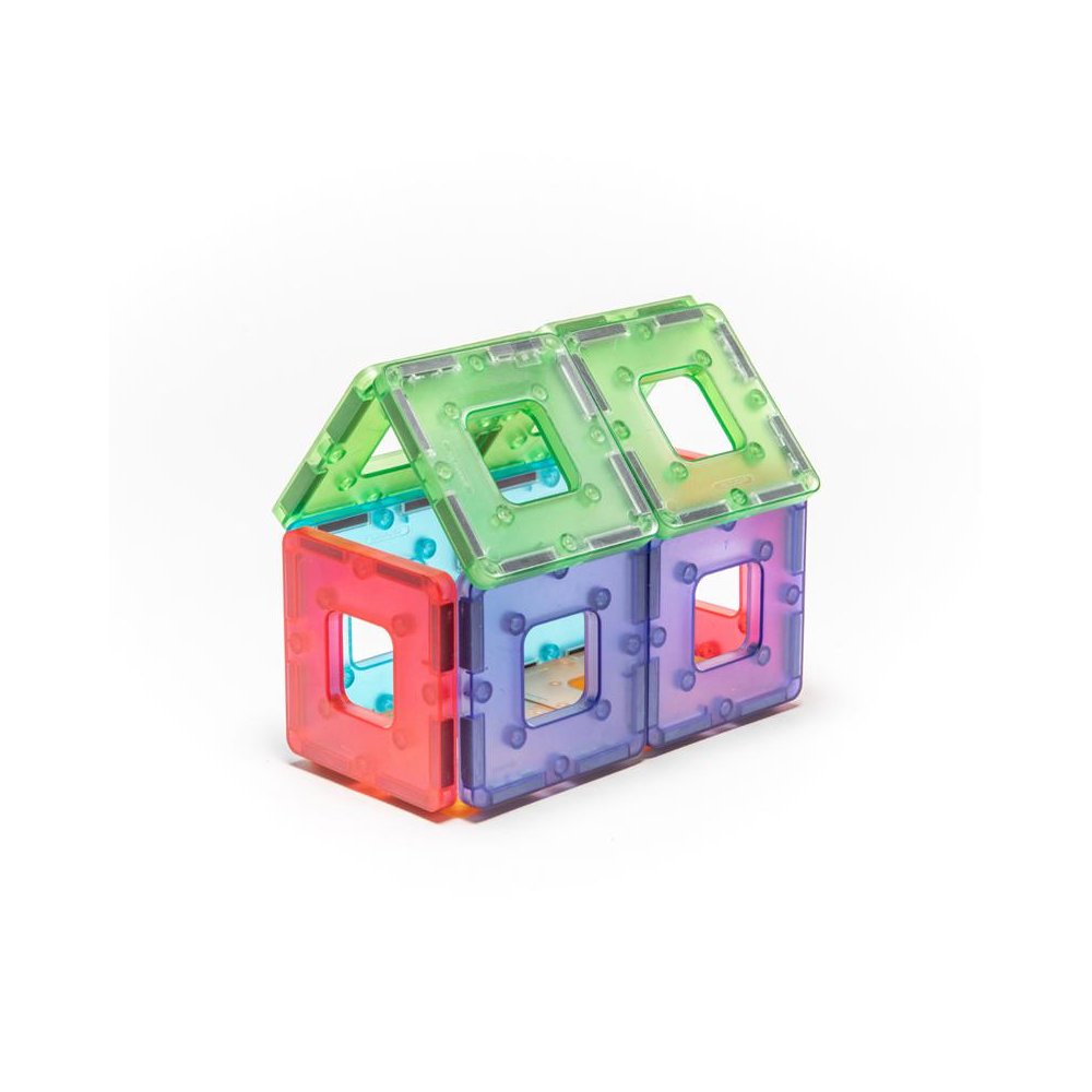 KinderMag Starter Set, Translucent, 48 Pieces. Picture 2