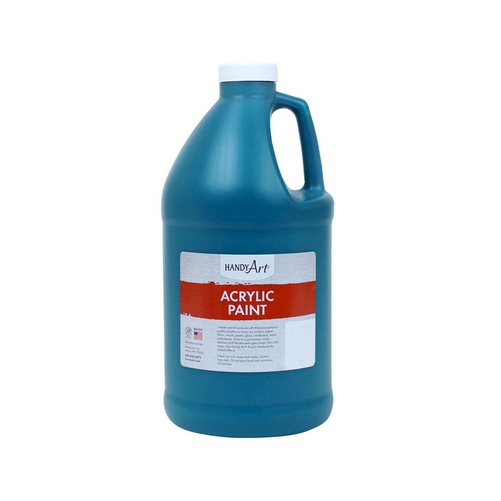 Acrylic Paint Half Gallon, Phthalo Green. Picture 2