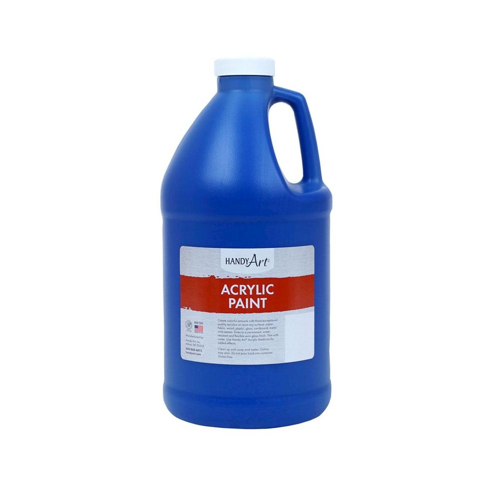 Acrylic Paint Half Gallon, Ultra Blue. Picture 2