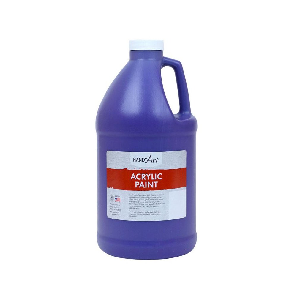 Acrylic Paint Half Gallon, Violet. Picture 2