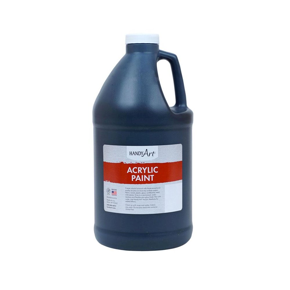 Acrylic Paint Half Gallon, Mars Black. Picture 2