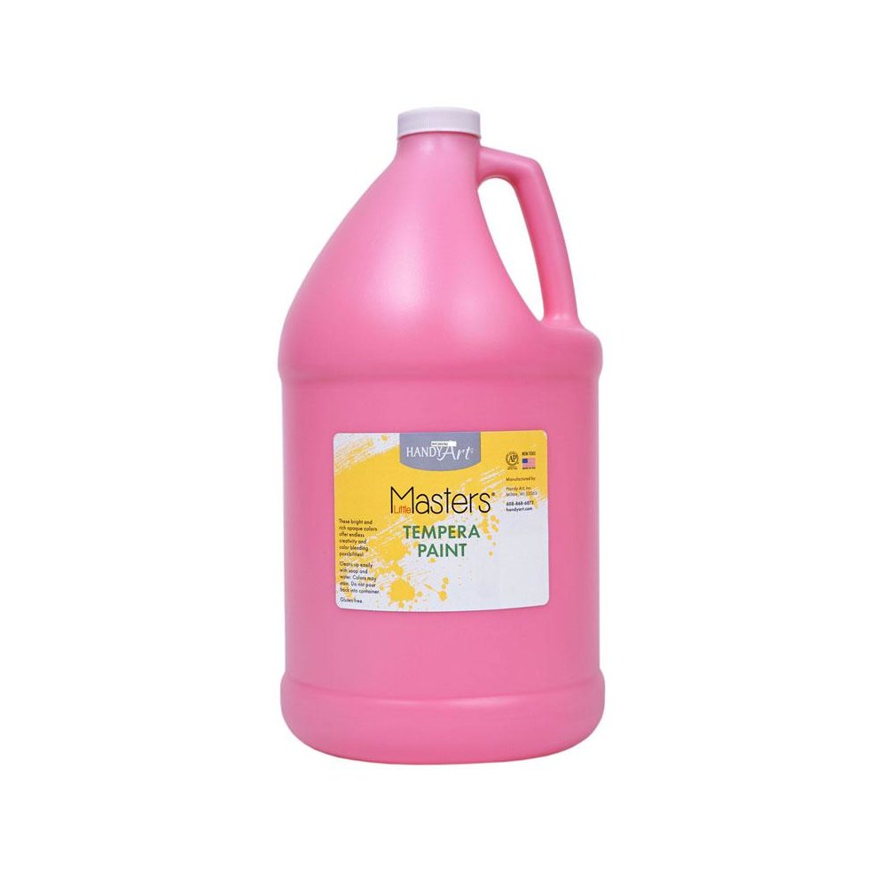 Little Masters Tempera Paint, Pink, Gallon. Picture 2