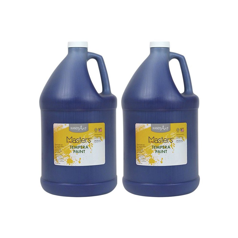 Little Masters Tempera Paint, Violet, Gallon, Pack of 2. Picture 2