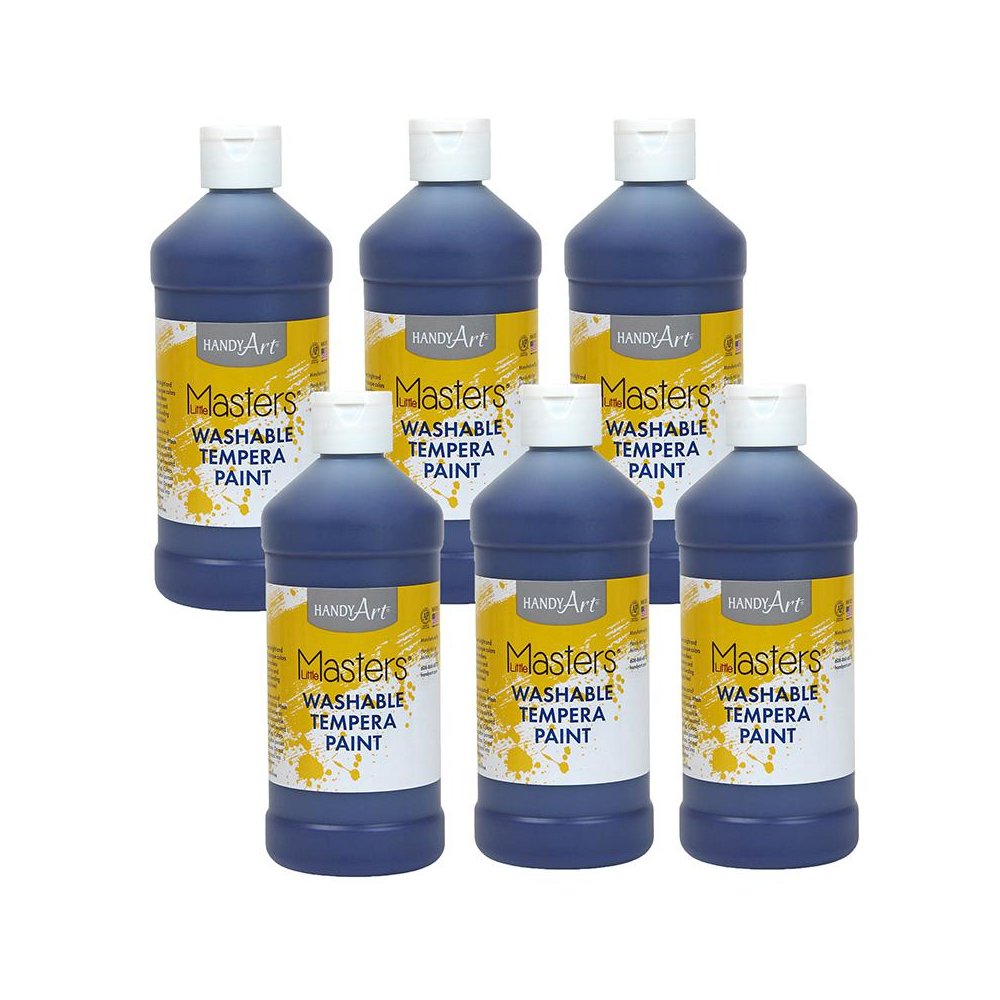 Little Masters Washable Paint, Violet, 16 oz., Pack of 6. Picture 2