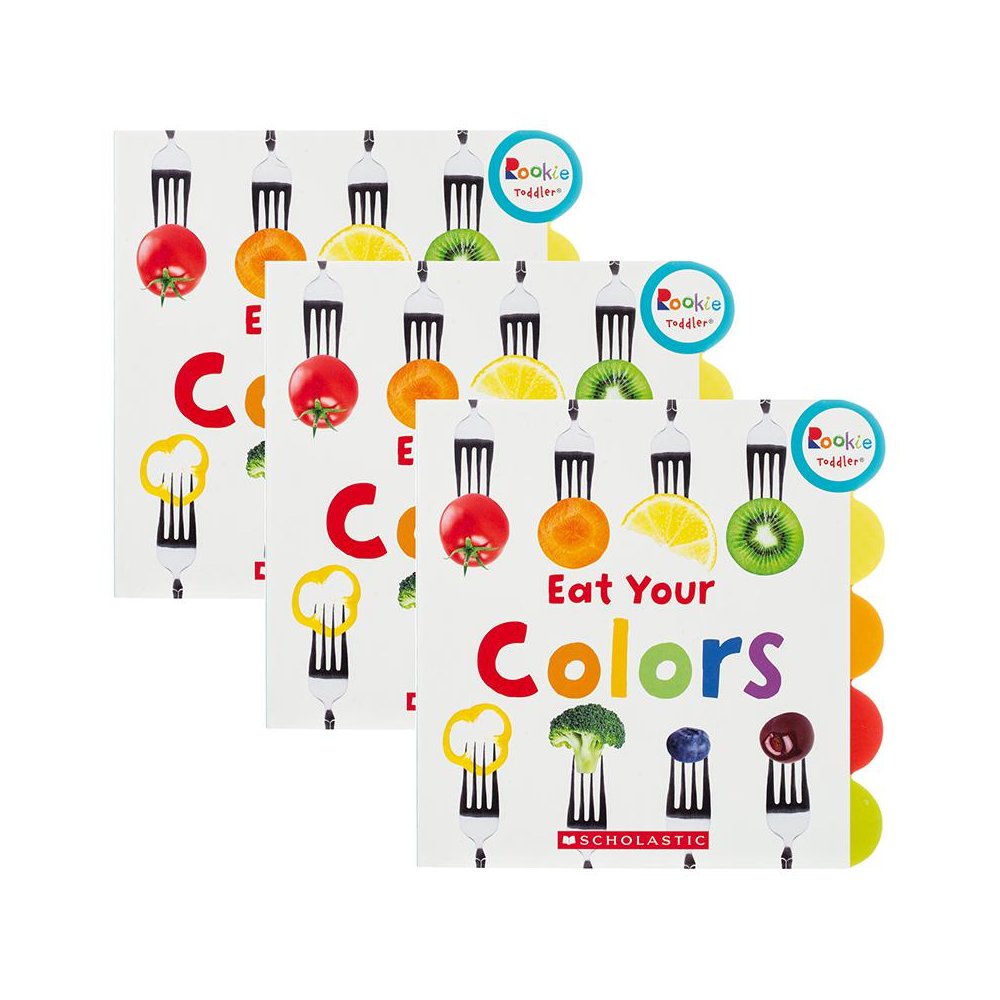 Rookie Toddler Board Book, Eat Your Colors, Pack of 3. Picture 2