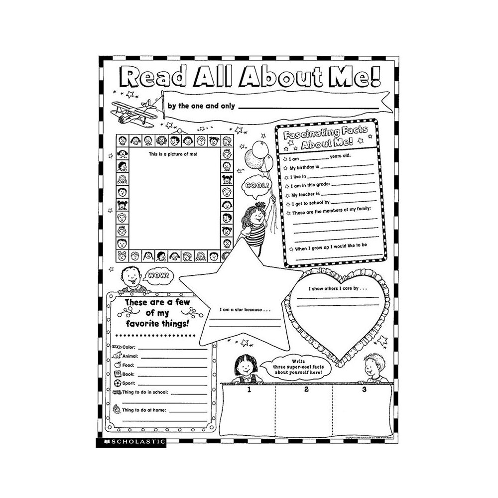 Instant Personal Poster Sets: Read All About Me, Set of 30. Picture 2
