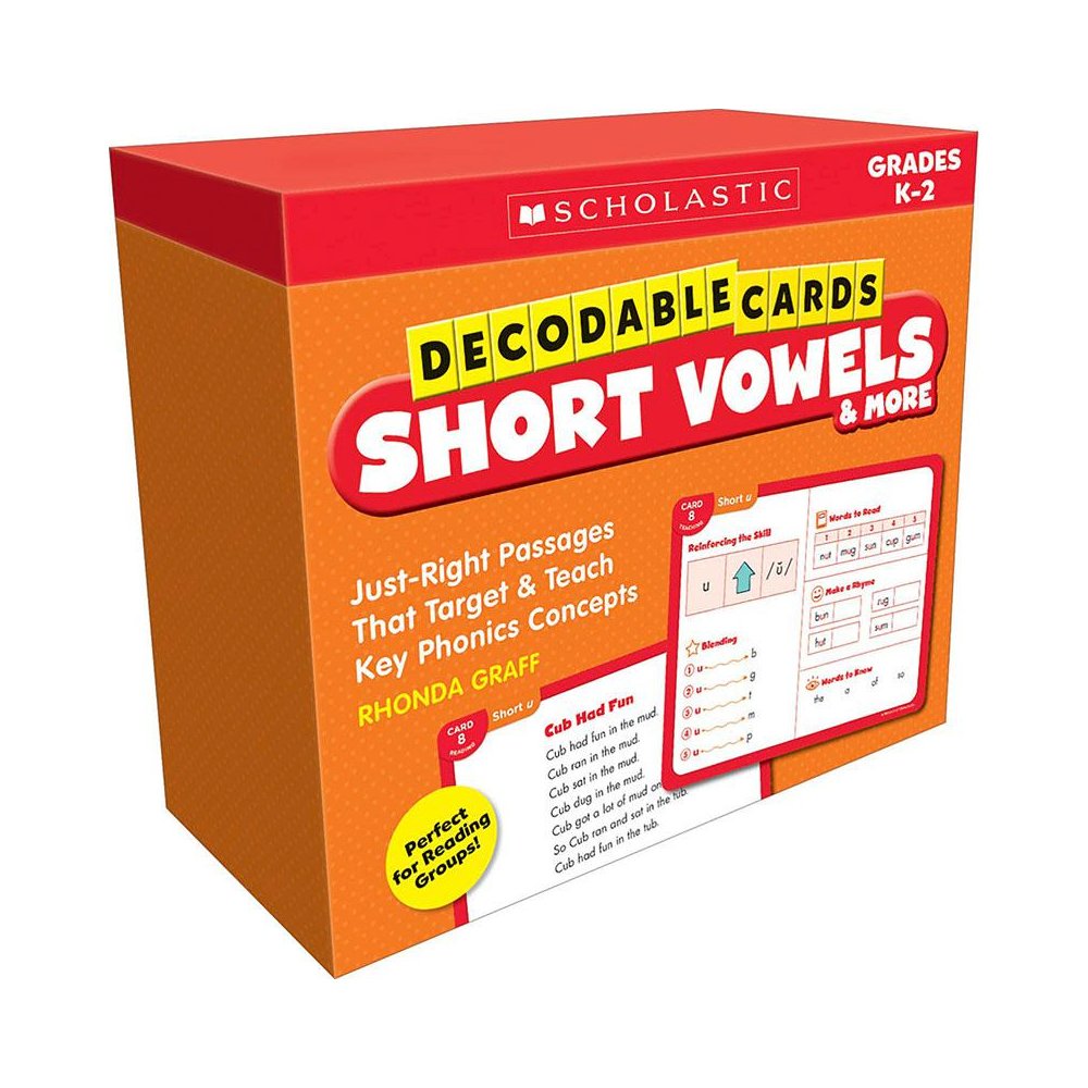 Decodable Cards: Short Vowels & More. Picture 2