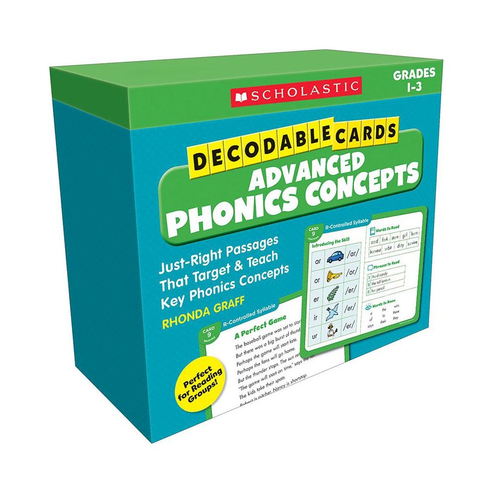 Decodable Cards: Advanced Phonics Concepts. Picture 2
