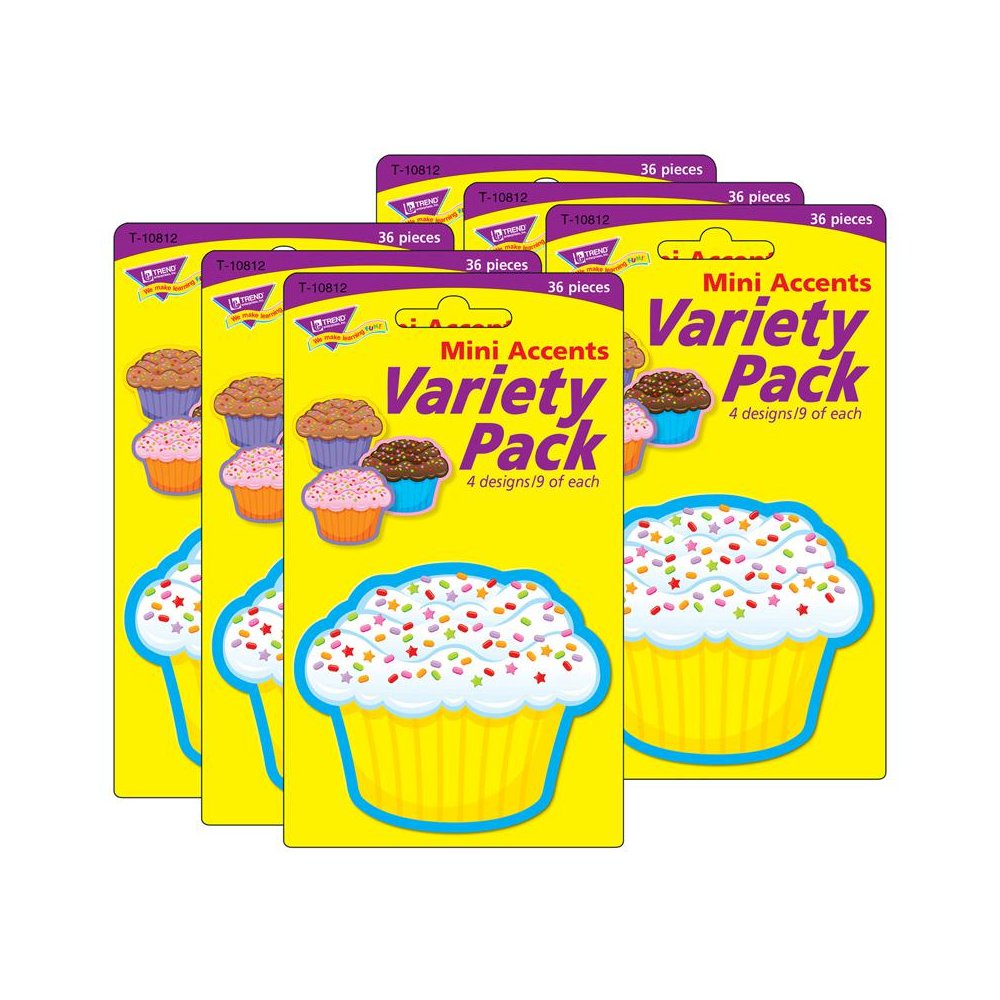 Cupcakes Mini Accents Variety Pack, 36 Per Pack, 6 Packs. Picture 2