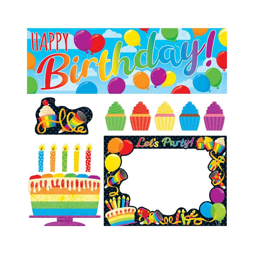 Rainbow Birthday Learning Set. Picture 2