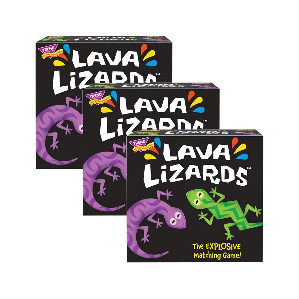 Lava Lizards Three Corner Card Game, Pack of 3. Picture 2