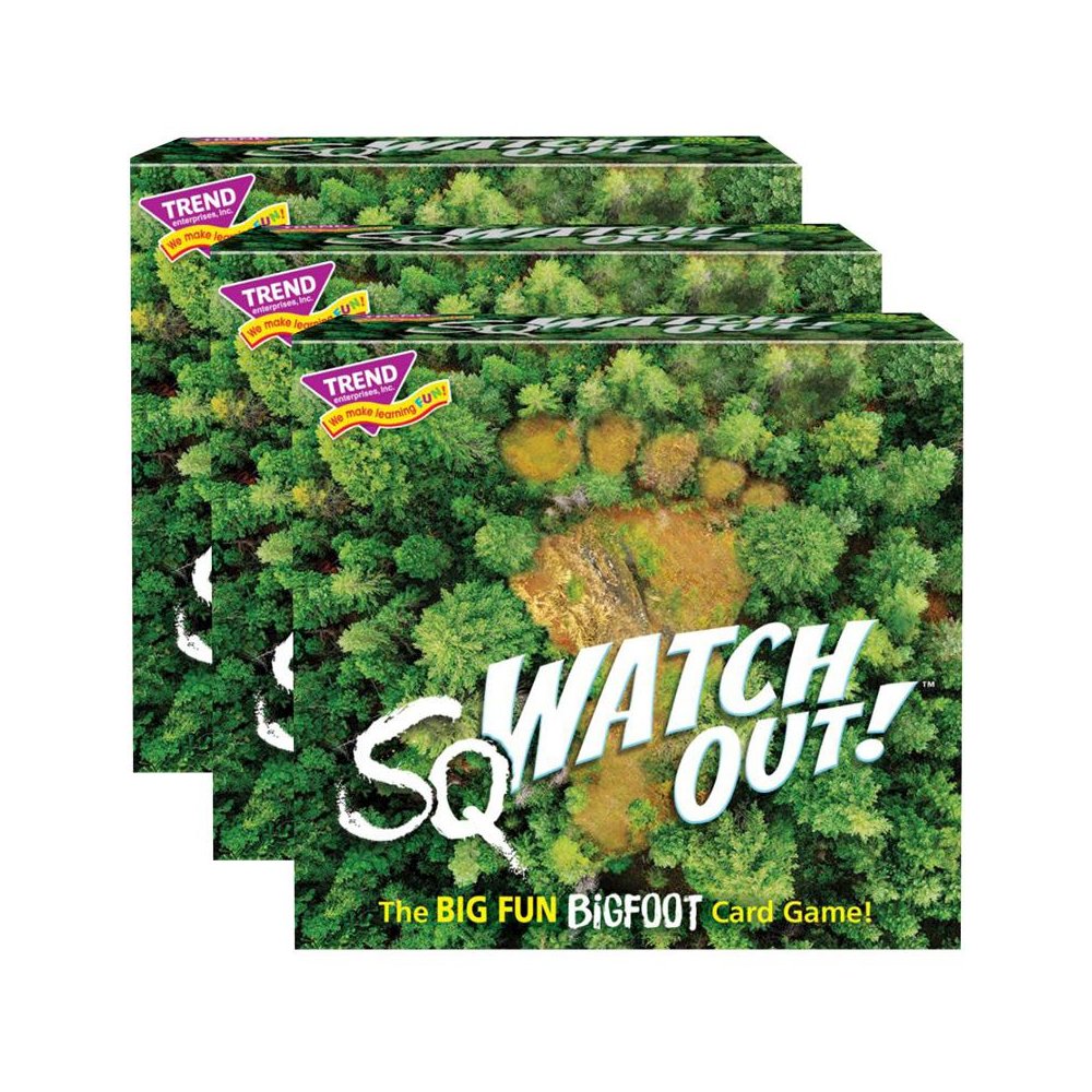 sqWATCH OUT! Three Corner Card Game, Pack of 3. Picture 2