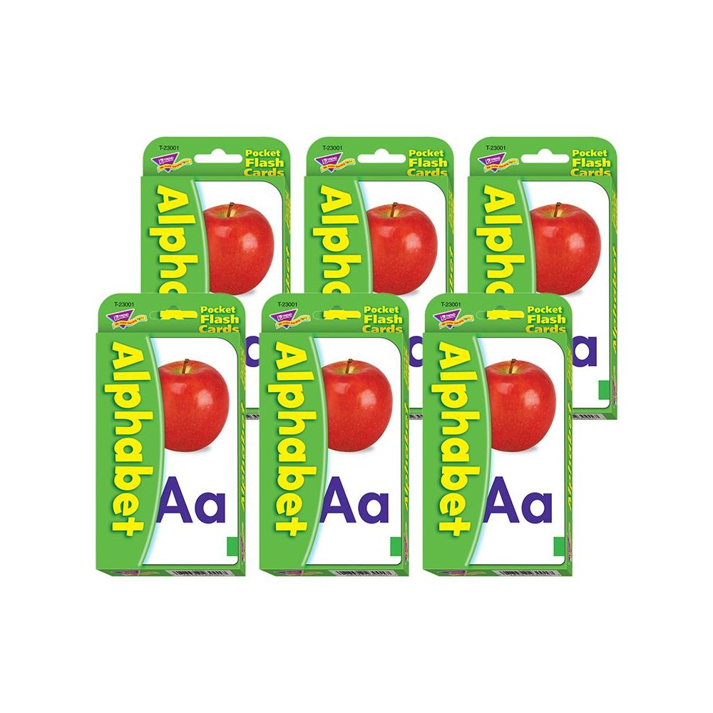 Alphabet Pocket Flash Cards, 6 Packs. Picture 2