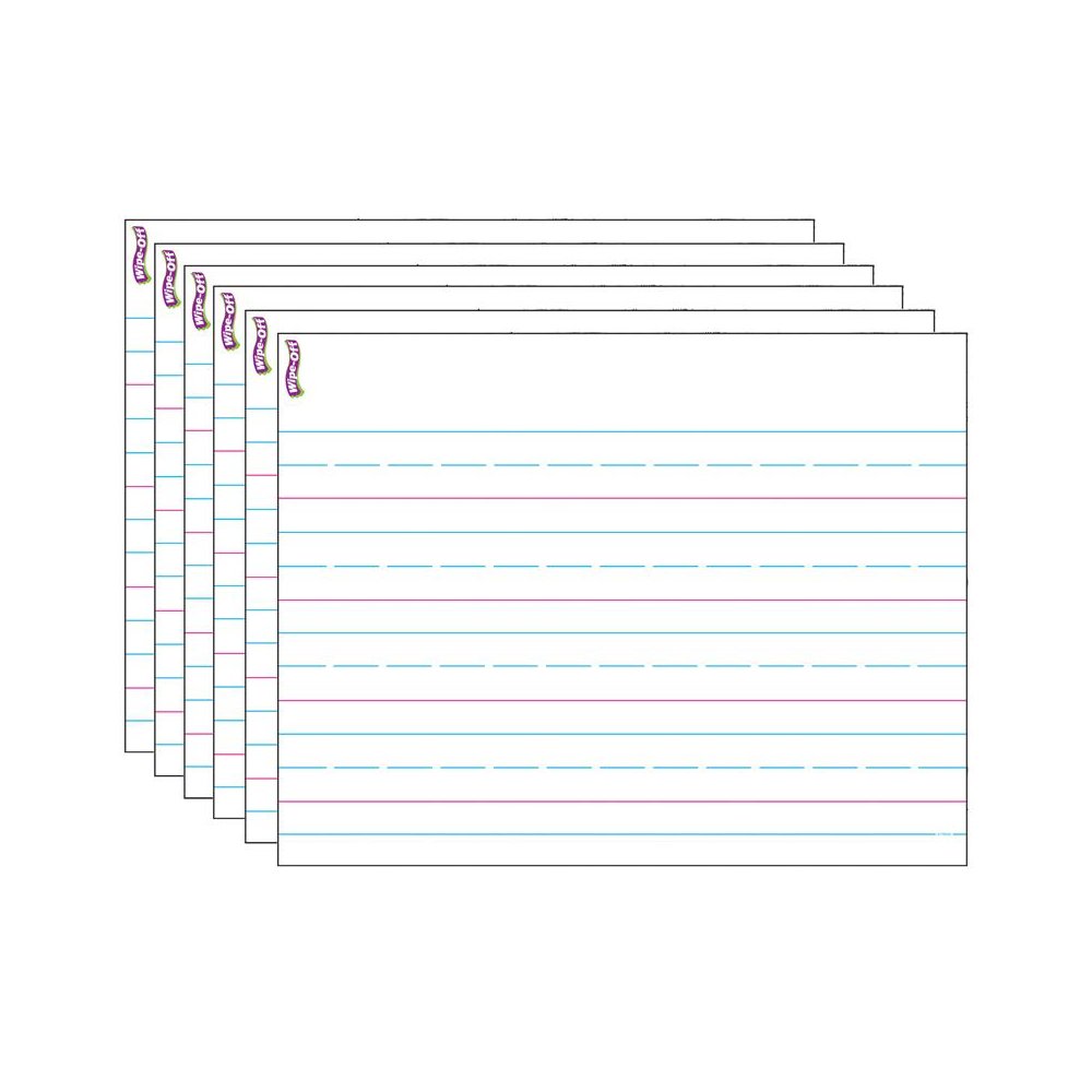 Handwriting Paper Wipe-Off Chart, 17" x 22", Pack of 6. Picture 2