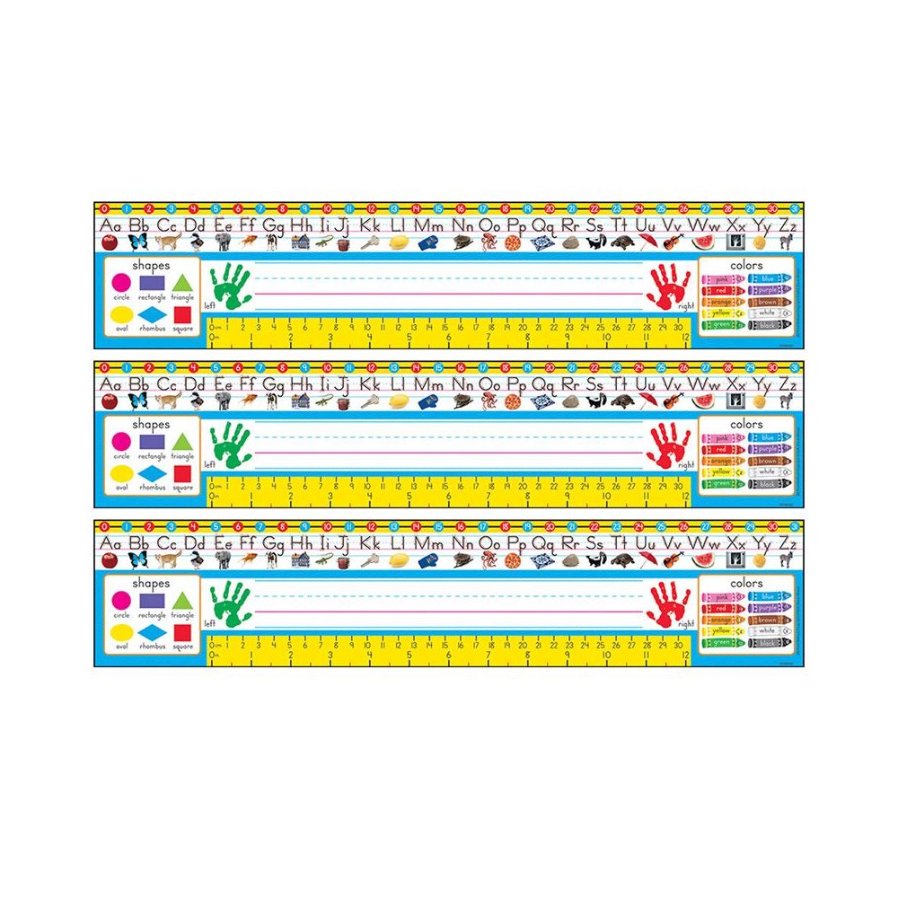 Zaner-Bloser Desk Toppers Reference Name Plates, PreK-1, 36 Per Pack, 3 Packs. Picture 2