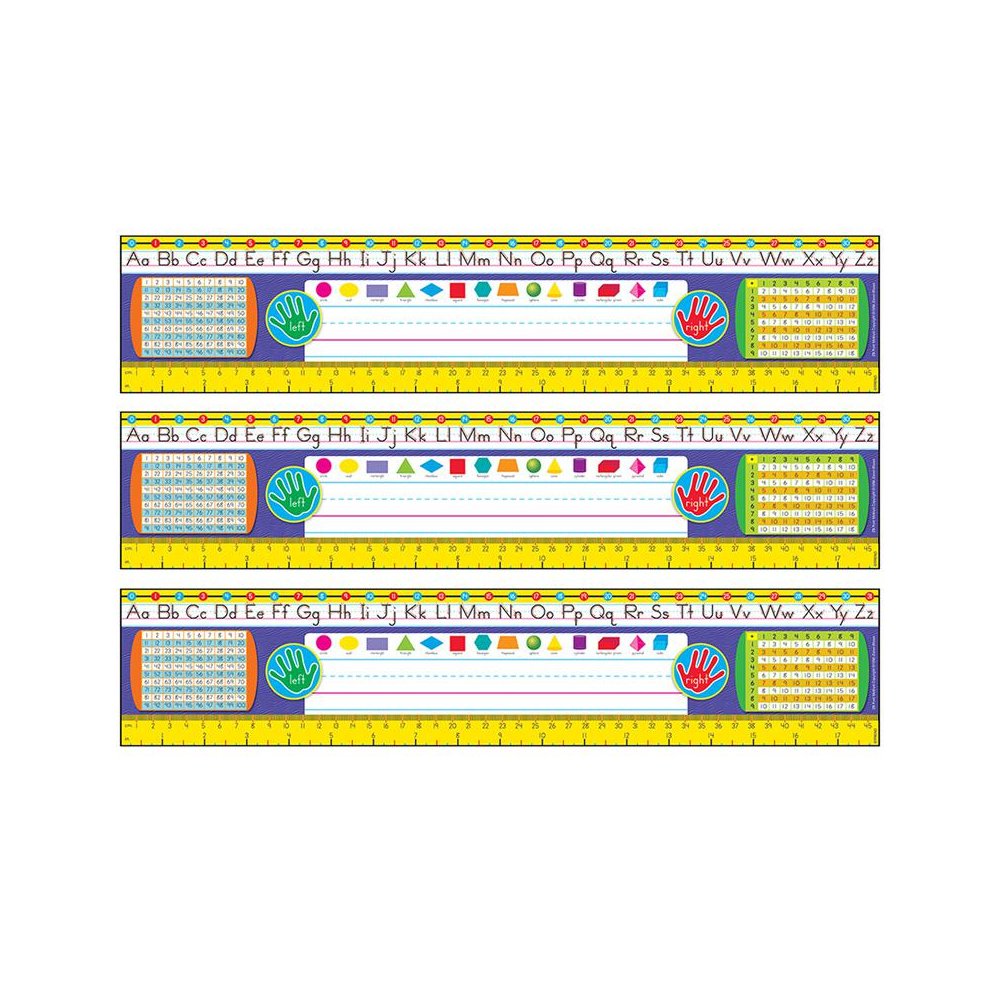 Zaner-Bloser Desk Toppers Reference Name Plates Grades 2-3, 36 Per Pack, 3 Packs. Picture 2