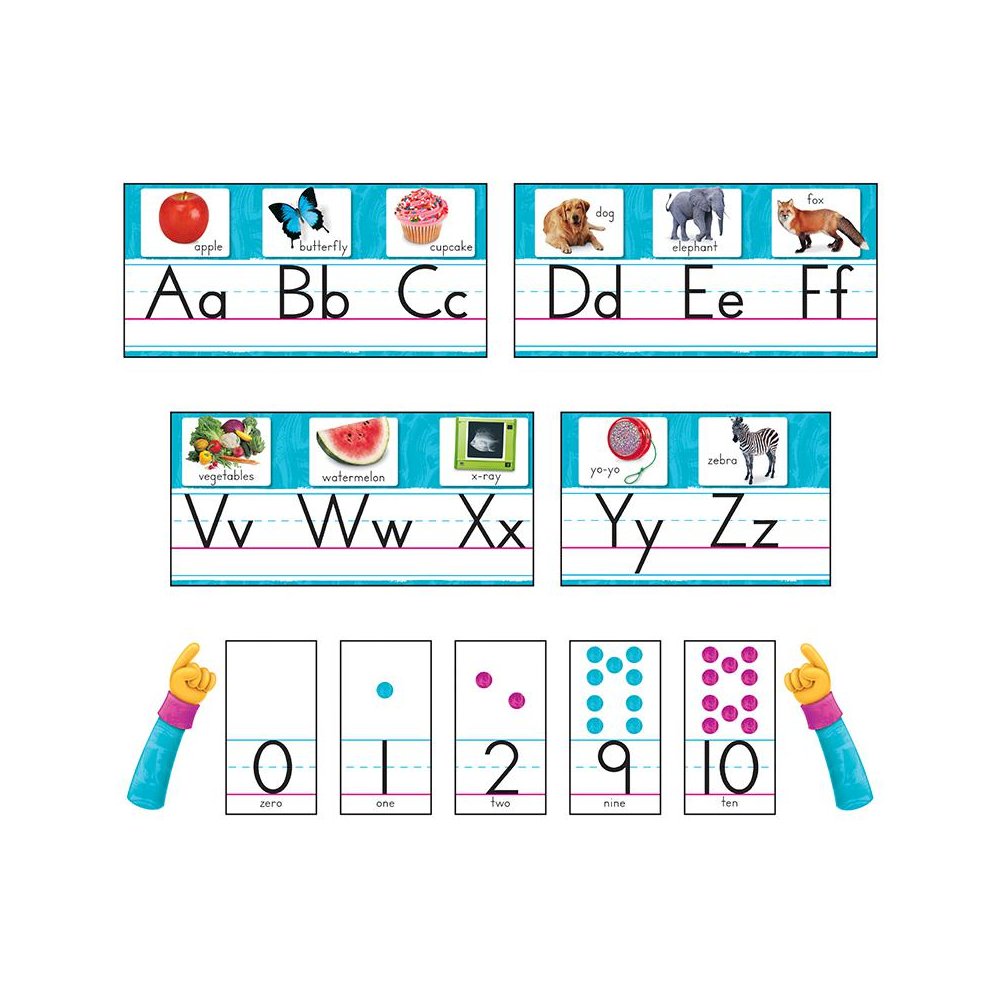 Color Harmony Photo Alphabet Bulletin Board Set. Picture 2