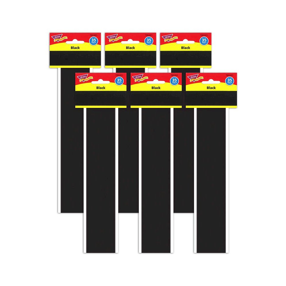Black Bolder Borders, 35.75' Per Pack, 6 Packs. Picture 2