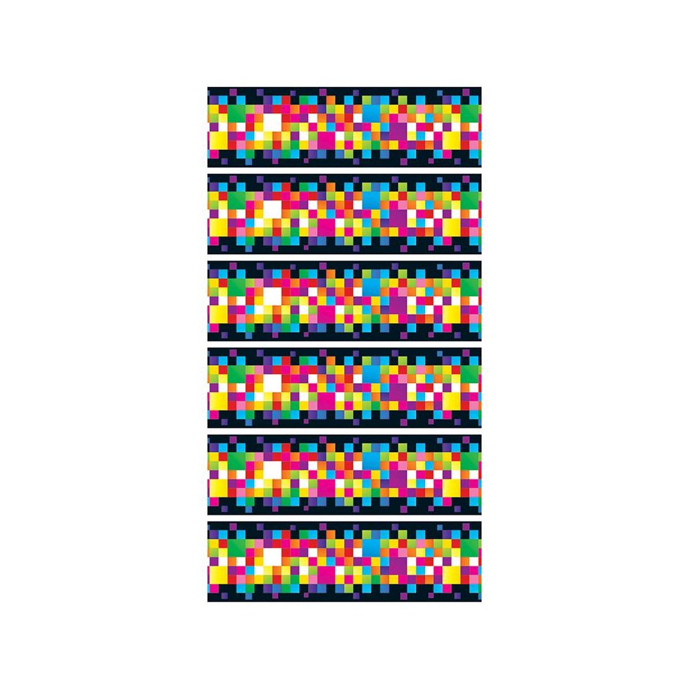 Pixels Bolder Borders, 35.75 Feet Per Pack, 6 Packs. Picture 2