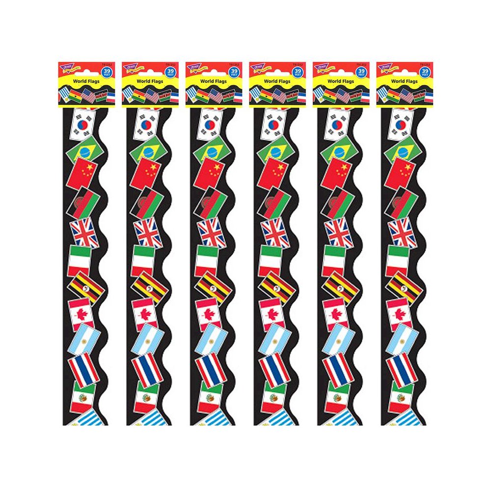 World Flags Terrific Trimmers, 39 Feet Per Pack, 6 Packs. Picture 2