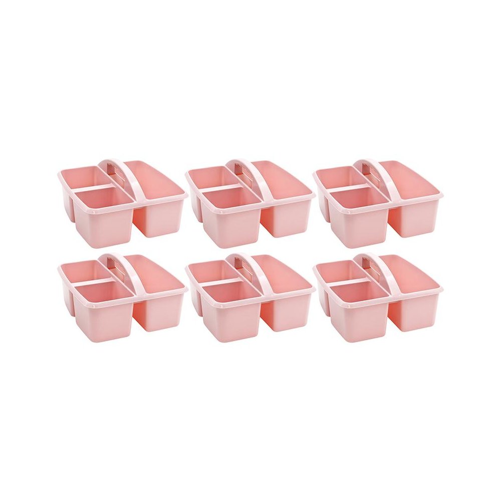 Storage Caddy, Light Pink, Pack of 6. Picture 2